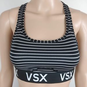 💥 EUC Victoria Secret VSX Sports Striped Sportswear Bra